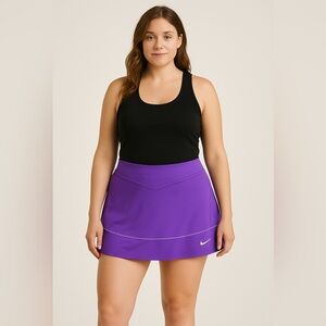 NikeCourt Victory Dri-FIT Purple‎ Tennis Skort Women’s Size L